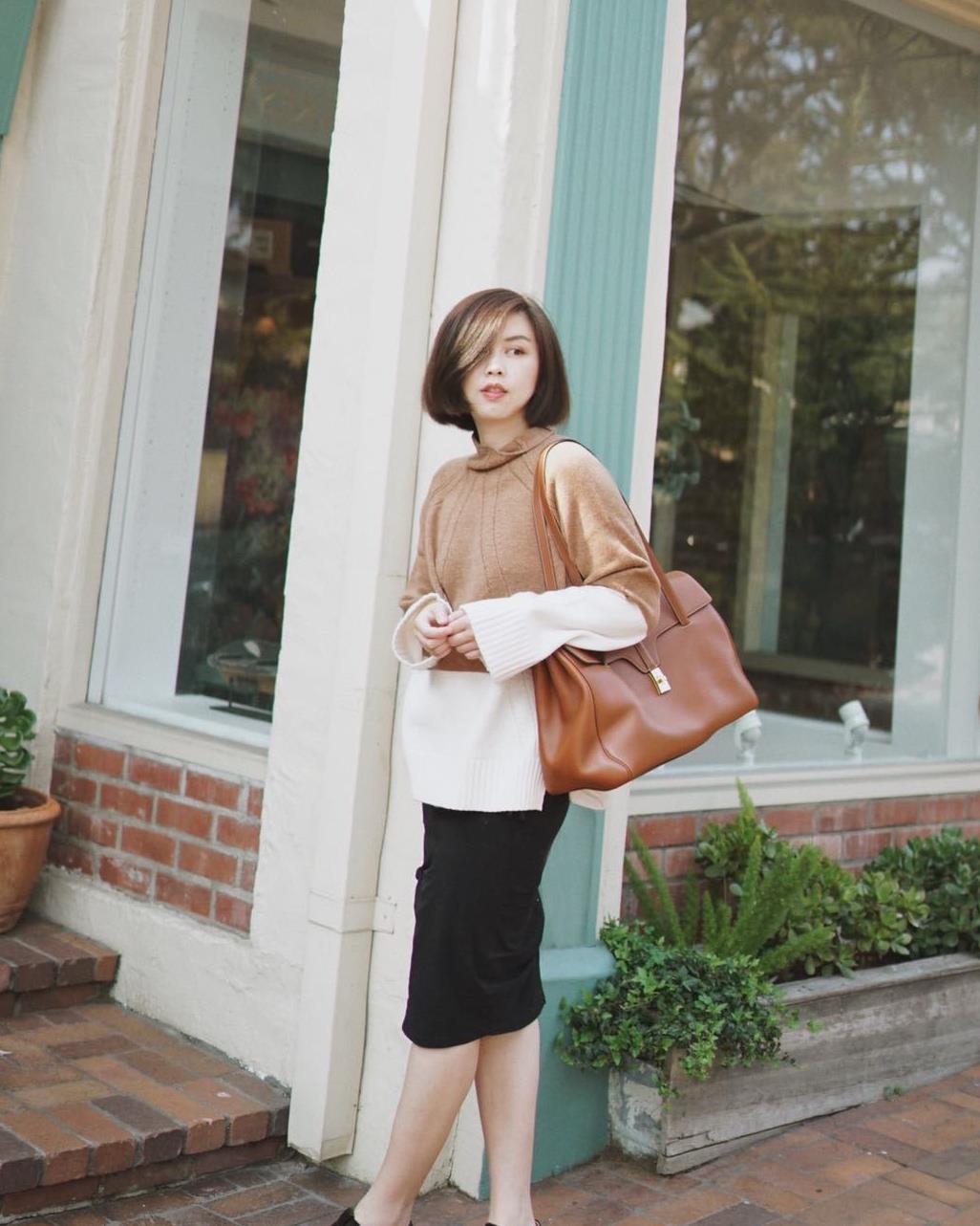 针织衫怎么穿才好看学时尚博主style一出场就是焦点