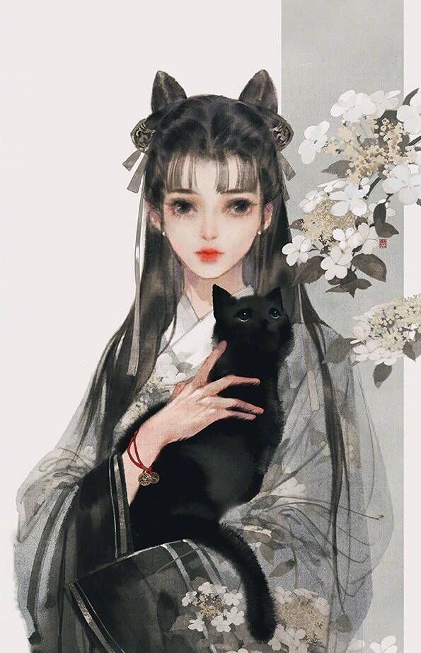 古风倾城女子绘画,风情万种的美,太漂亮了