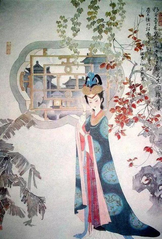 红楼梦中国画唯美人物图片