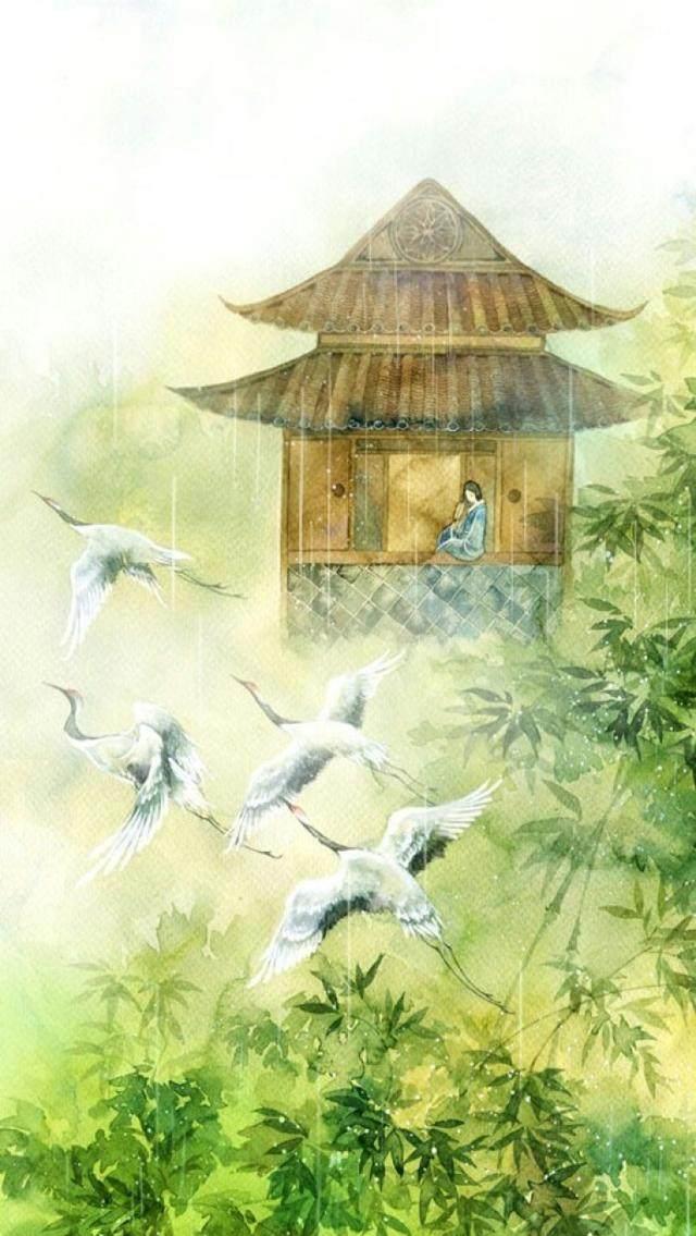 一首听雨的宋词,写出人生的三重境界文人自古是爱听雨