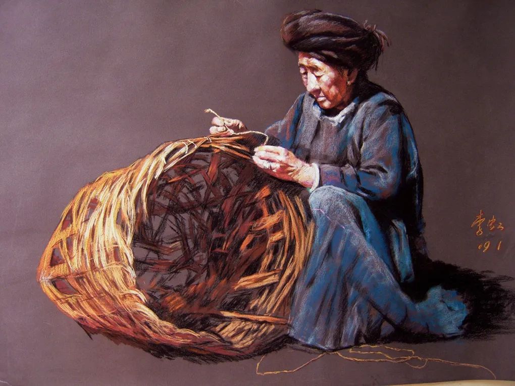 女画家李虹的绘画作品,让大家感受到了,她不俗的绘画天赋