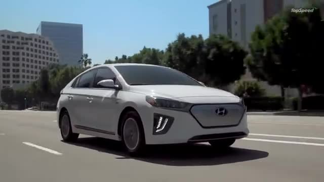 新能源汽车展示，2020款现代Ioniq