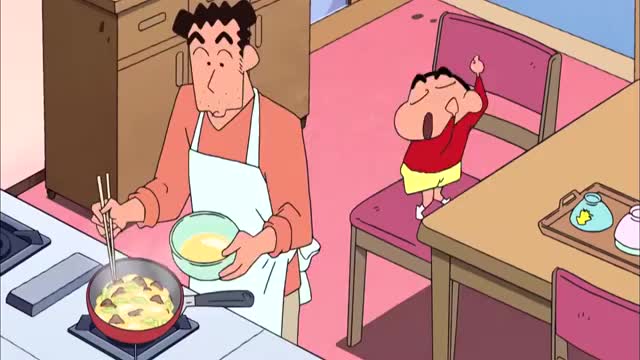 蜡笔小新谁说广志不会做饭的