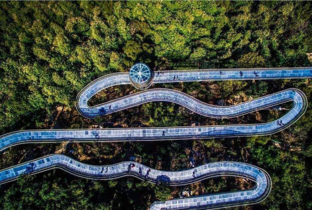 福建福州金牛山悬空栈道