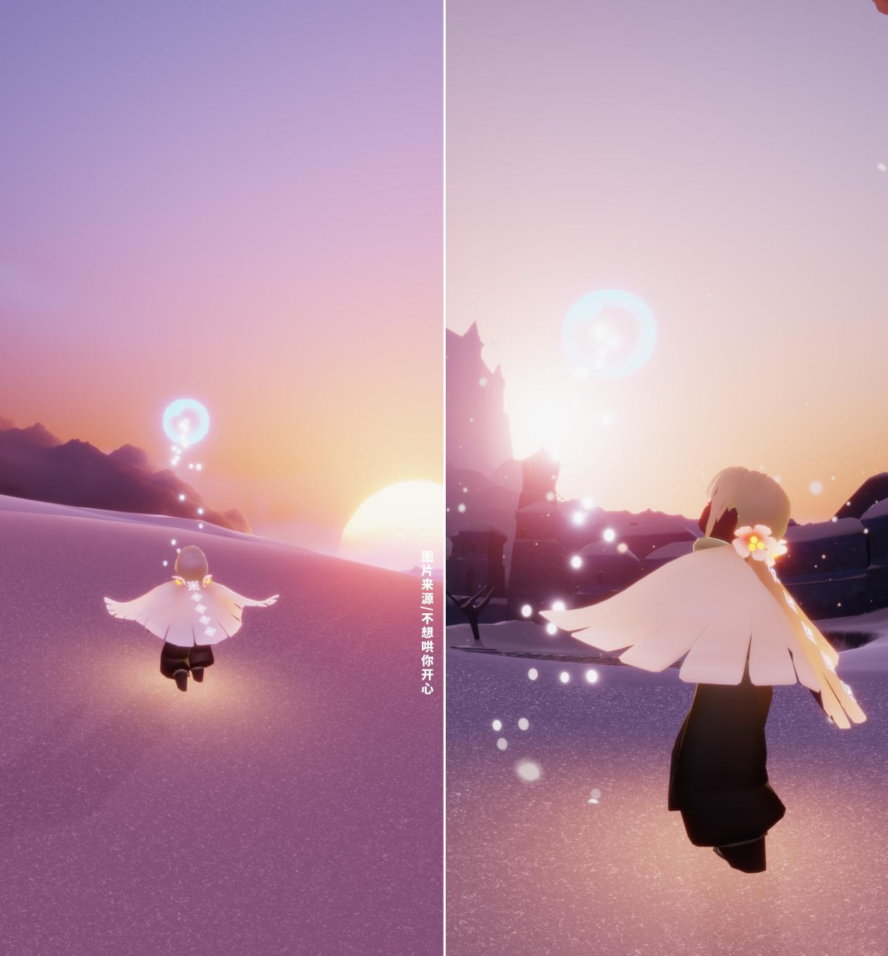 光遇安卓最羡慕的事竖屏截图当壁纸三格画质还是糊