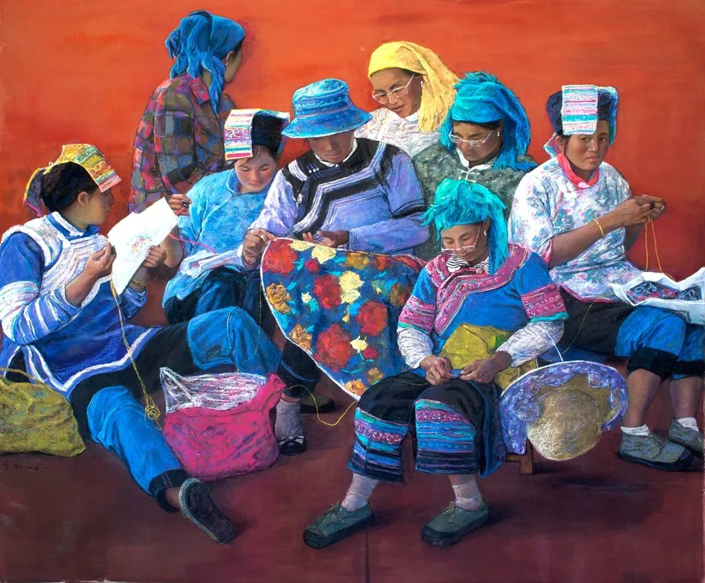 女画家李虹的绘画作品,让大家感受到了,她不俗的绘画天赋