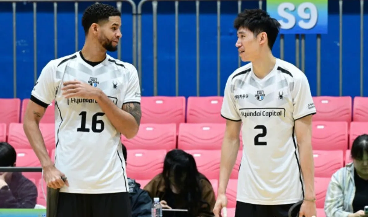 再拿高分！江川83%扣球成功率轰19分，现代资本锁定KOVO杯4强