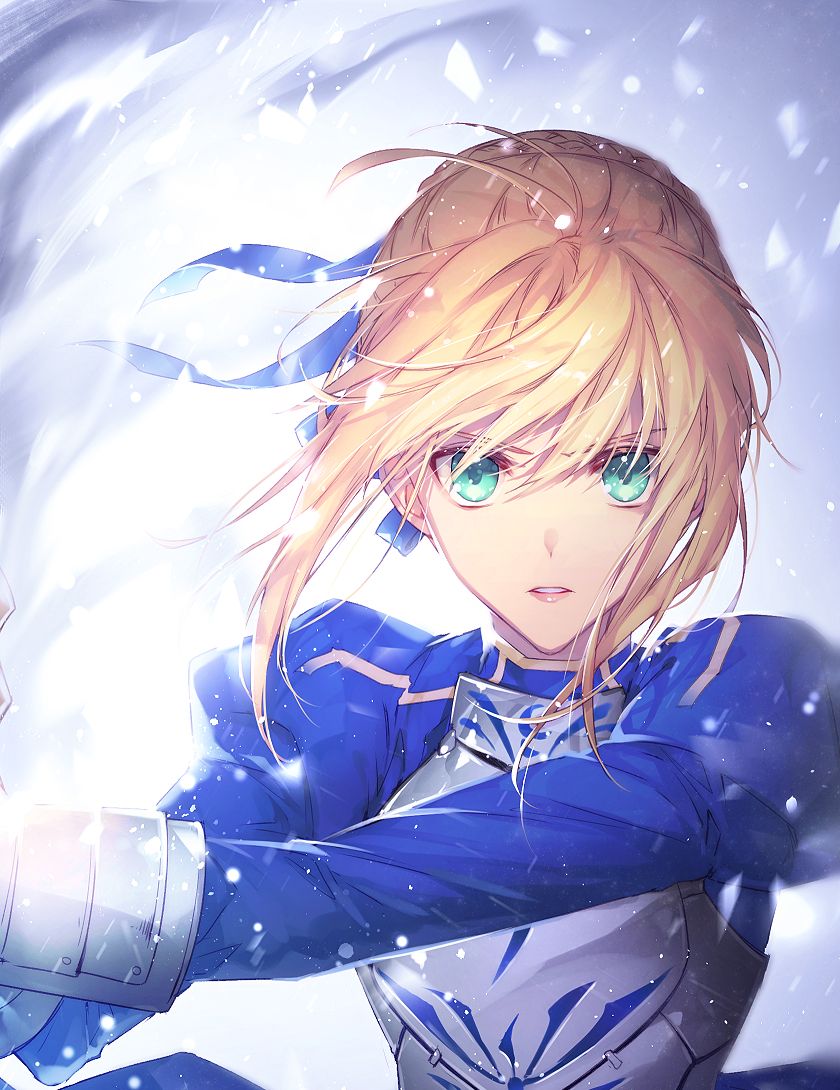 fgo动漫美图:阿尔托莉雅帅气登场,要用圣剑证明亚瑟王威名