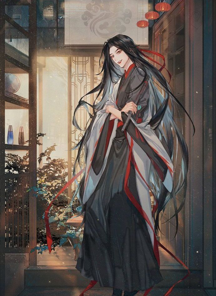 古风动漫人物绘画,人物造型精致华美