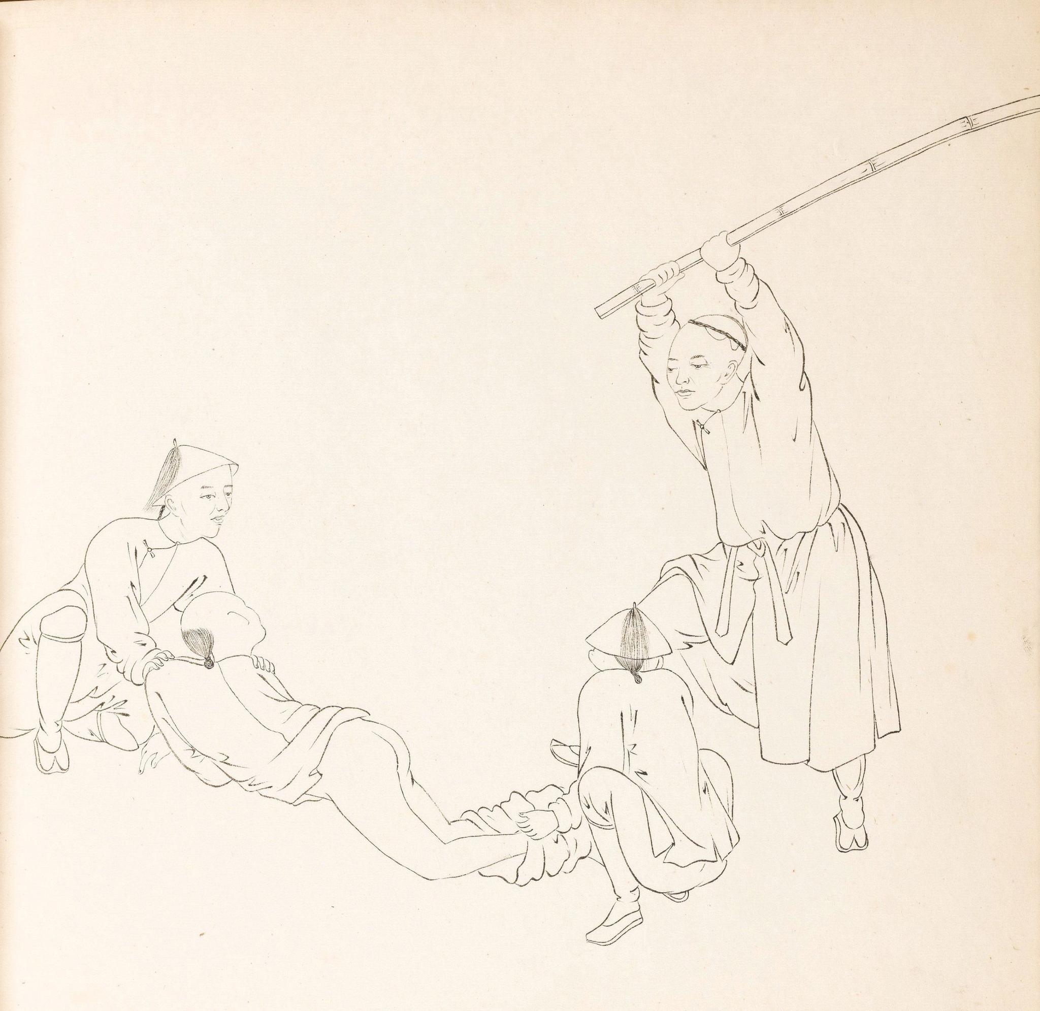 古籍中中国古代刑罚场景绘图_高清图集_新浪网