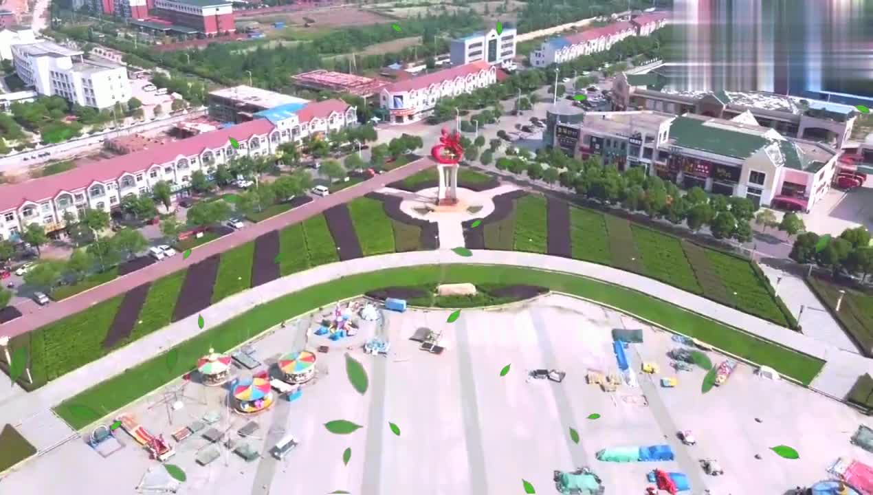 航拍汉川沉湖福星,这个视频告诉你为什么福星村的名气盖过沉湖镇