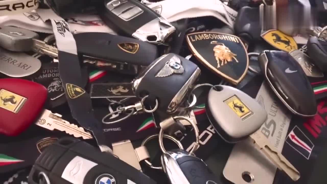 这么多豪车钥匙你全都见过吗,哪款跑车的钥匙最好看