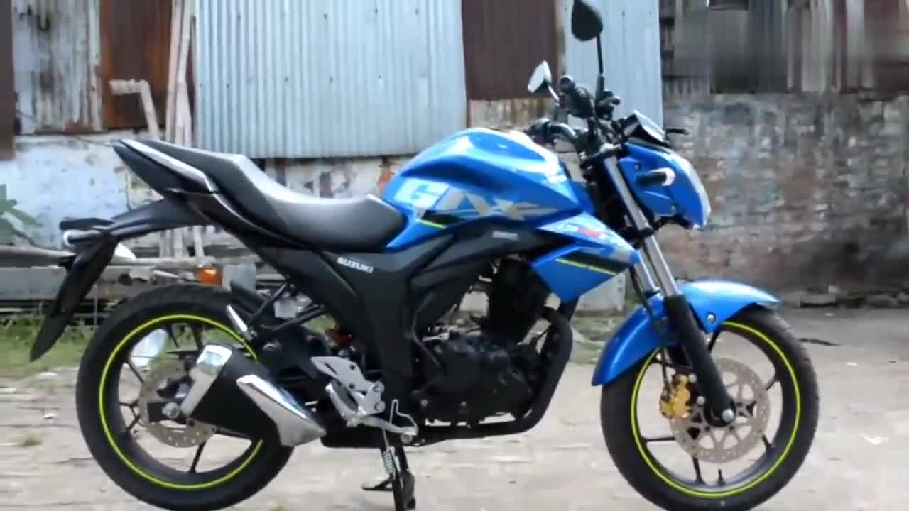 铃木极客飒155街车版外观展示,对标雅马哈飞致150,感觉如何?