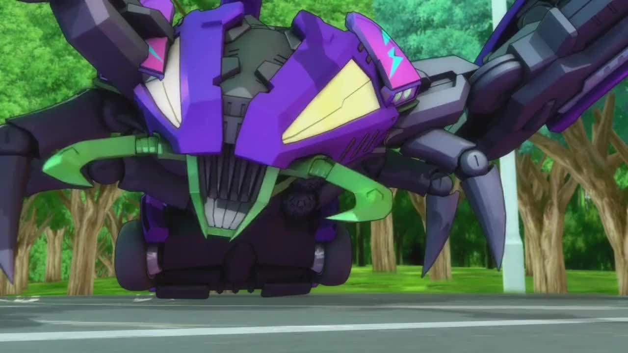 机甲兽神之爆裂飞车爆裂飞车炫酷变形多亏了飞伦的舍命帮助