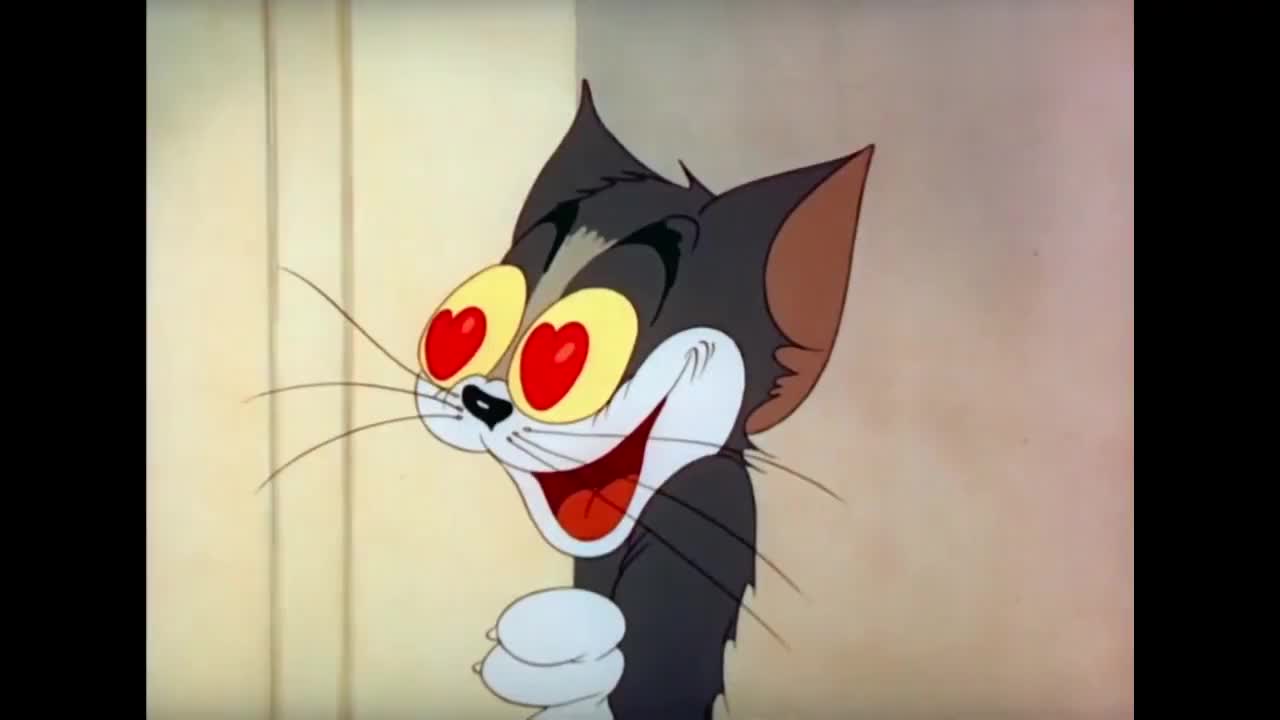 猫和老鼠汤姆被爱情的箭射中这多开心碰见女神便是不一样