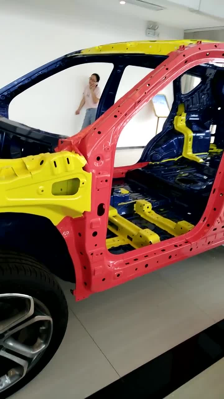 捷途的展示车身骨架