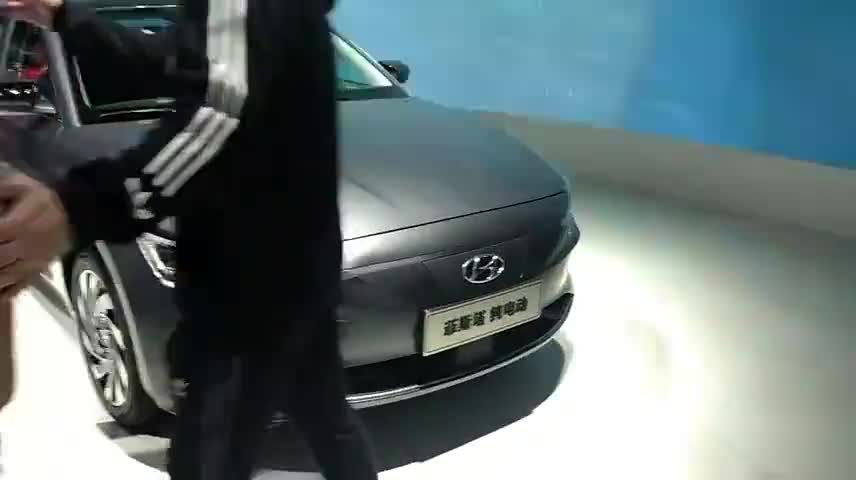 视频：广州车展静态体验现代菲斯塔纯电