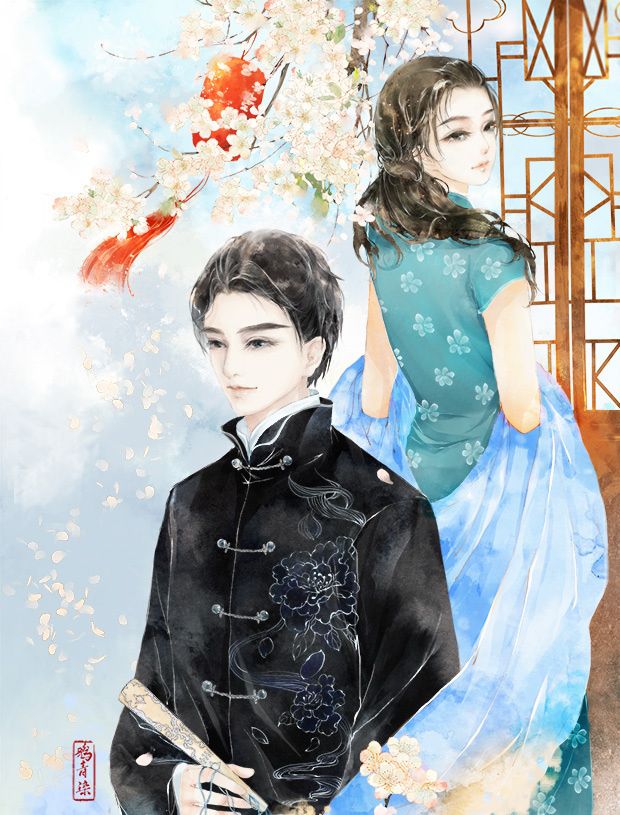 民国风卡通动漫情侣图片欣赏