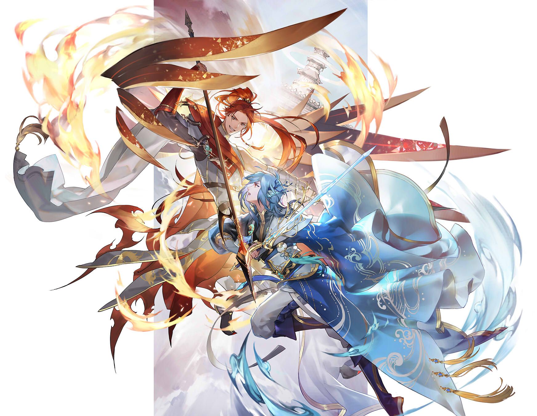 一组非常不错的国产动漫插画作品欣赏!造型养眼画技十分出色!