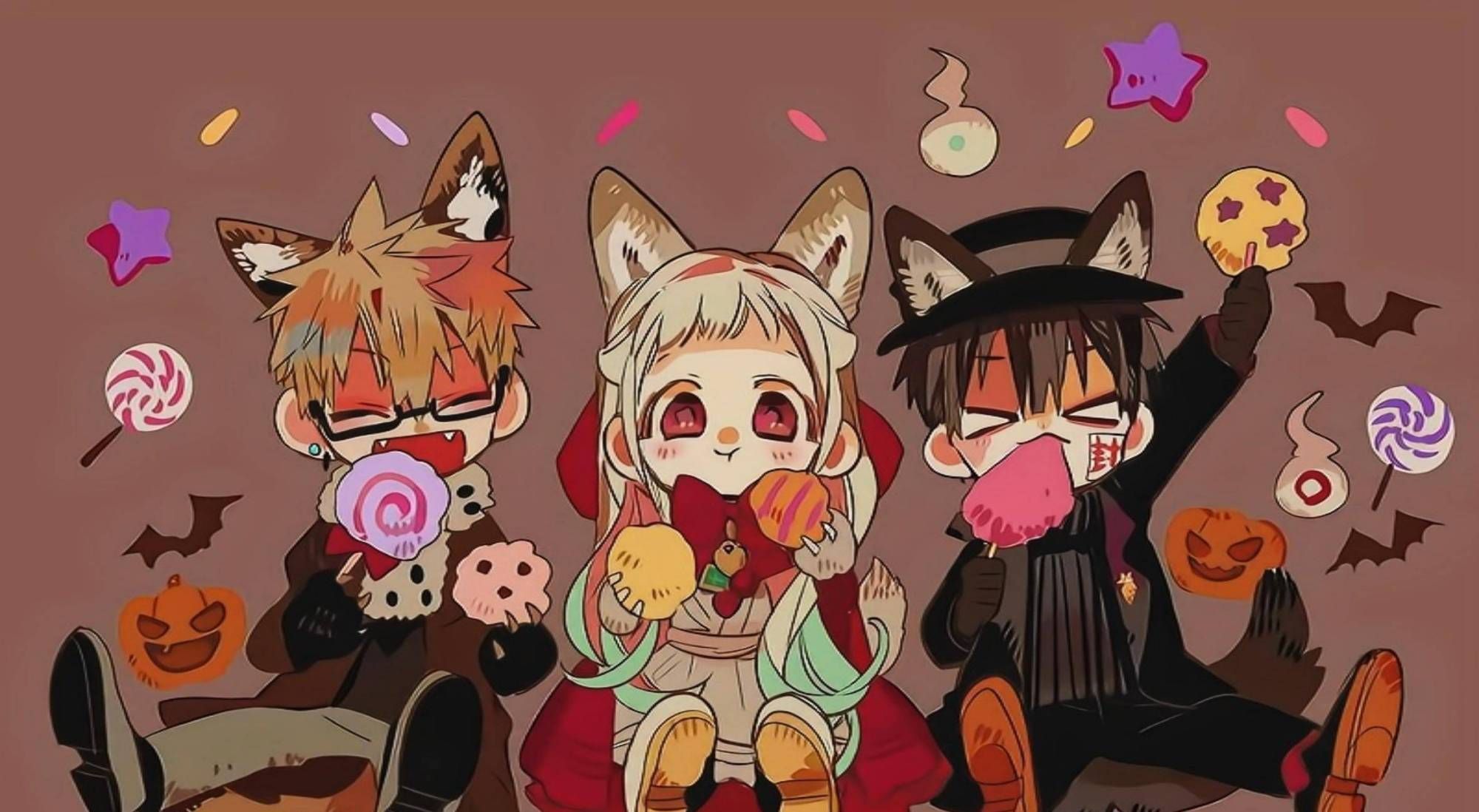 动漫地缚少年花子君高清壁纸 无水印