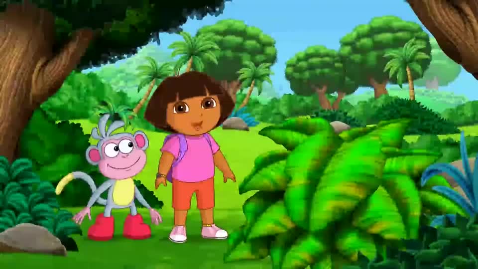 爱探险的朵拉:粗心小地图,画图全凭自己想象,结果猴子少了尾巴