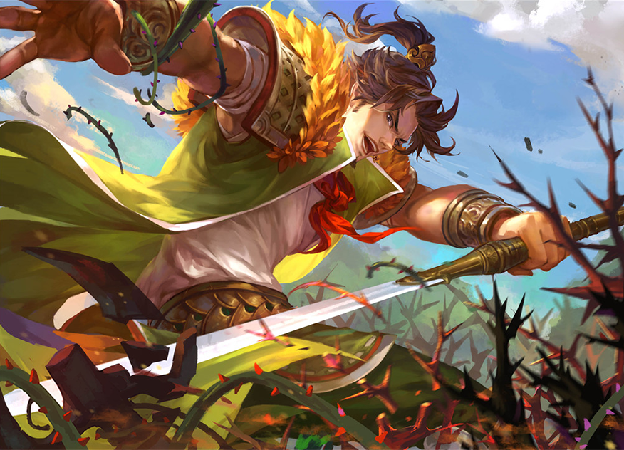 三国杀ol活动场武将推荐第一期江东小霸王孙策