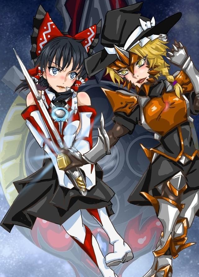 奥特曼拟人计划:欧布奥特曼和伽古拉成为了好姐妹_高清图集_新浪网