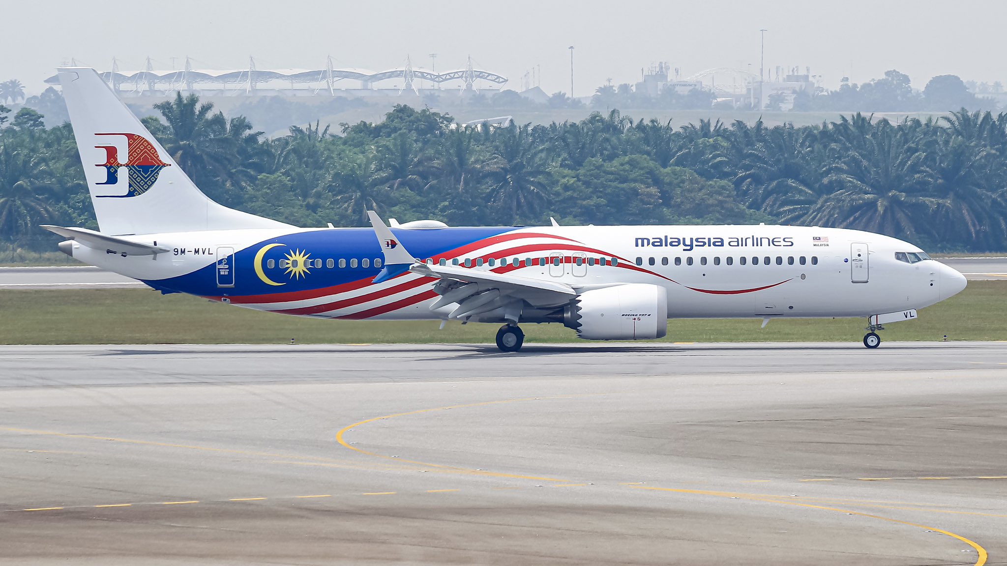 7月21日,马来西亚航空发文称接收了一架波音737