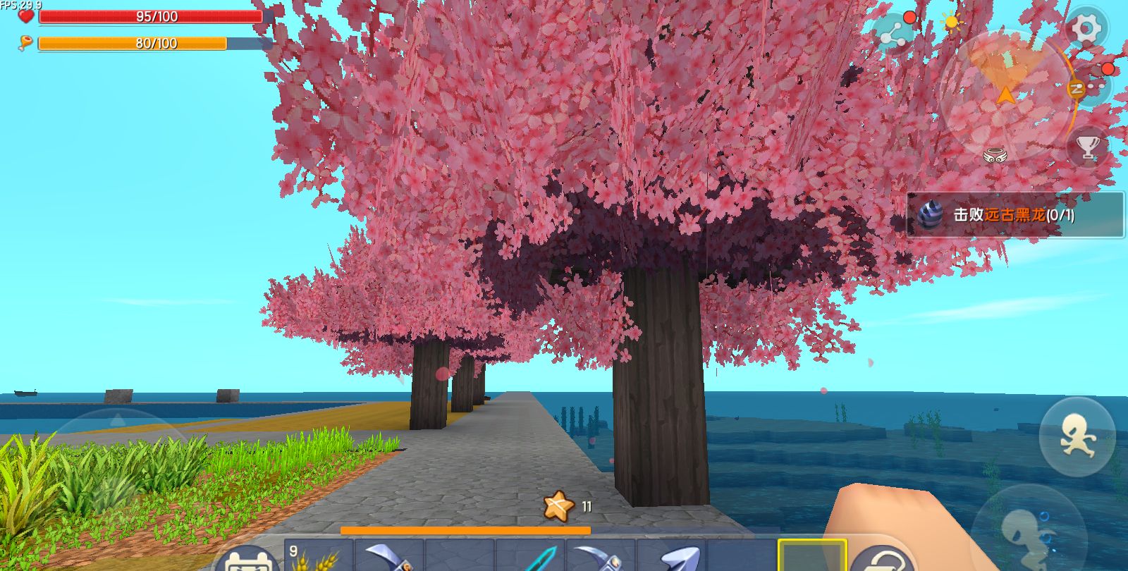 迷你世界:桃树变成景观树了,请您欣赏!_高清图集_新浪网