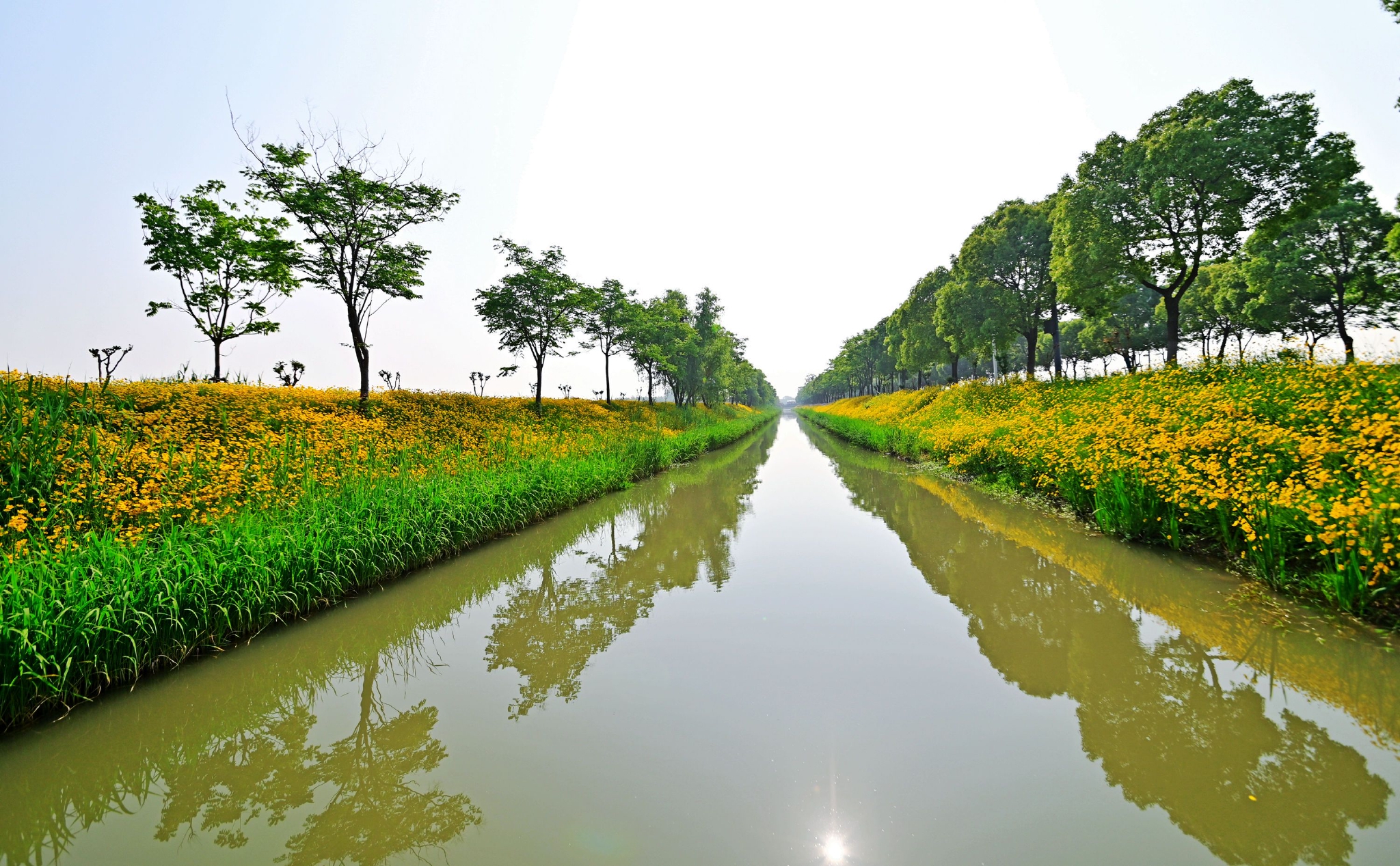 河长制发挥积极作用 水清岸绿景色美
