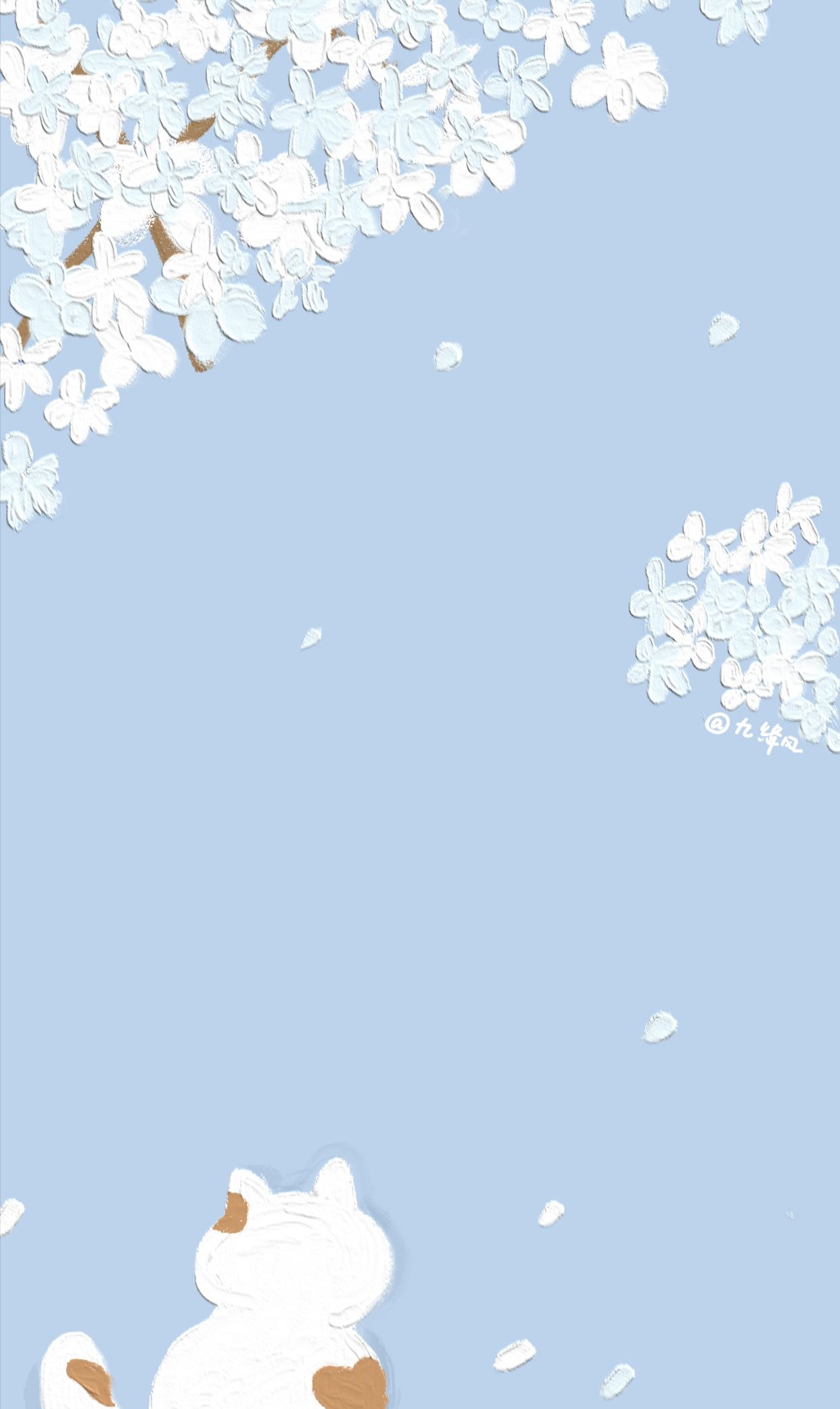 治愈系蓝色高清手机壁纸