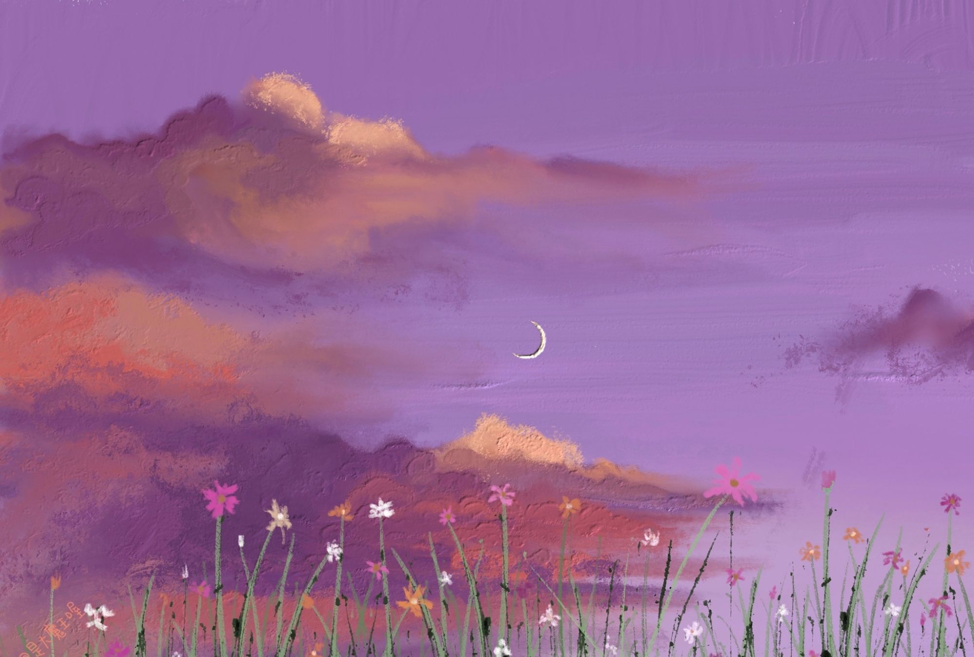 治愈系油画风ipad高清壁纸 治愈系油画风ipad高清壁纸