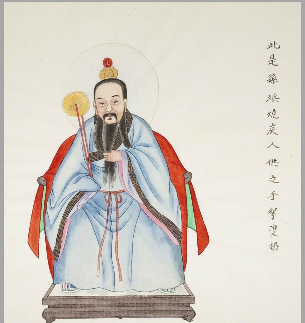 民俗画《民间神像图》,美国费城艺术博物馆藏品!