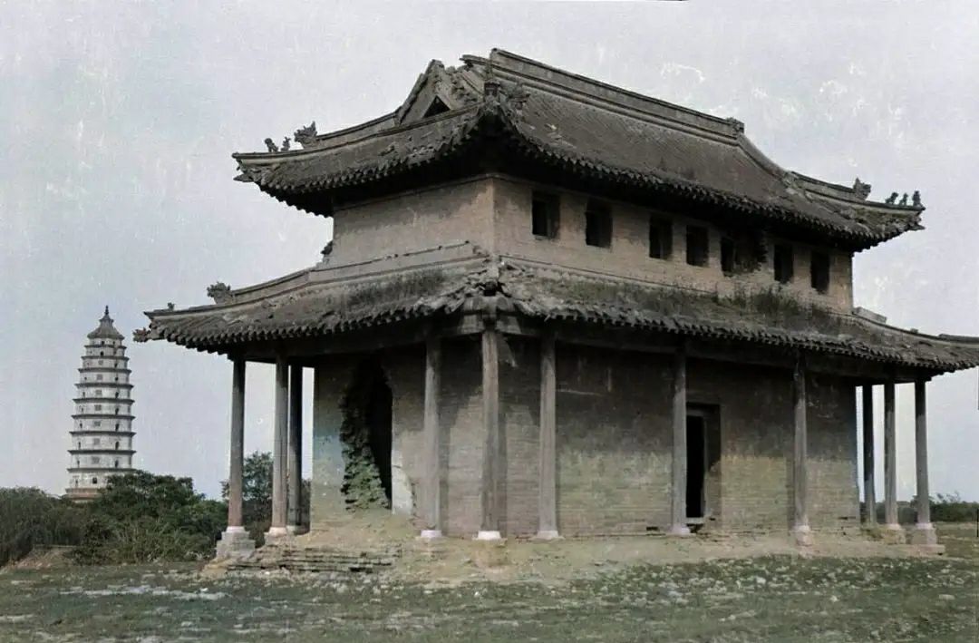 老照片:三十年代河北定县城门景象(1932)__财经头条