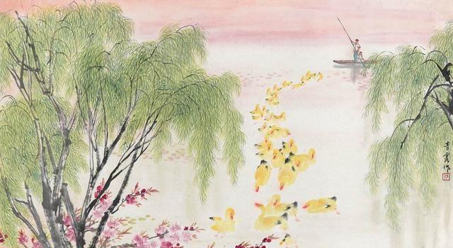 此人在画作上随手题了一首诗,成为写春天的千古绝唱|惠崇|画作|河豚