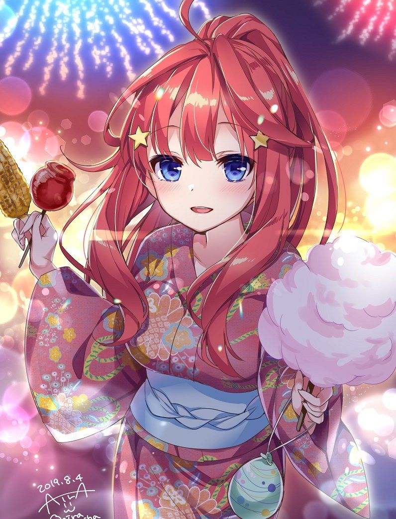 动漫壁纸:《五等分的花嫁》中野五月~特辑