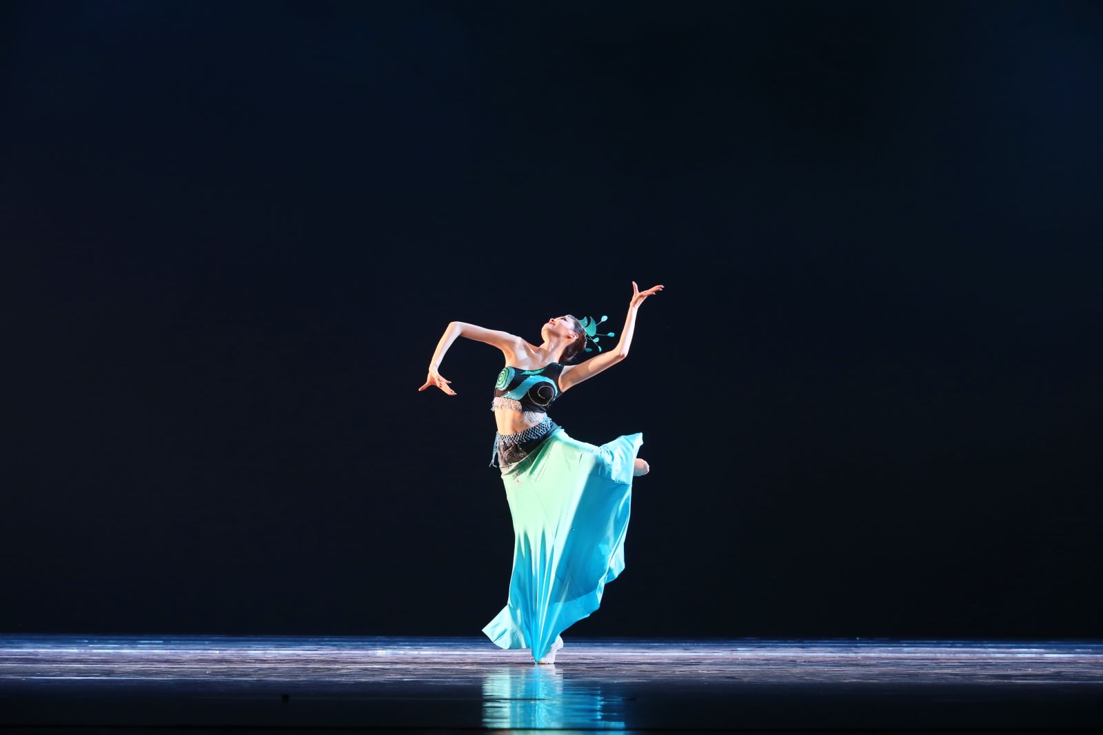 维吾尔族舞蹈前探腰怎么做