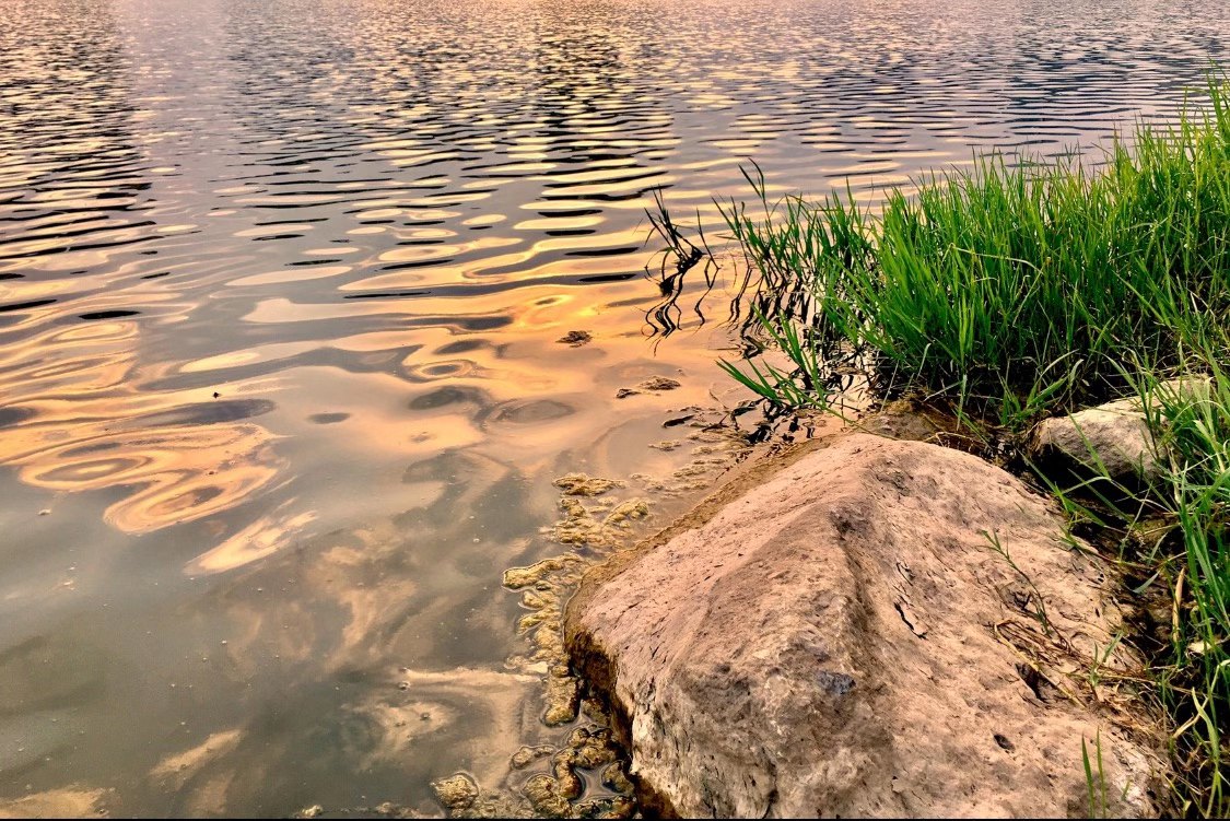 落日小景野芷湖武汉市洪山区