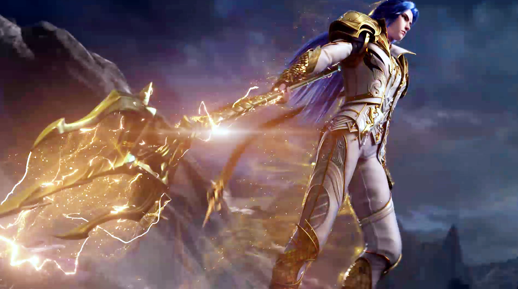 唐三海神形象曝光黄金铠甲上身活像一个圣斗士