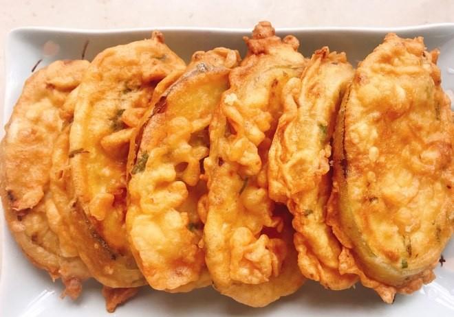 家常茄子菜谱外酥里嫩的炸茄盒简单美味下饭吃不够