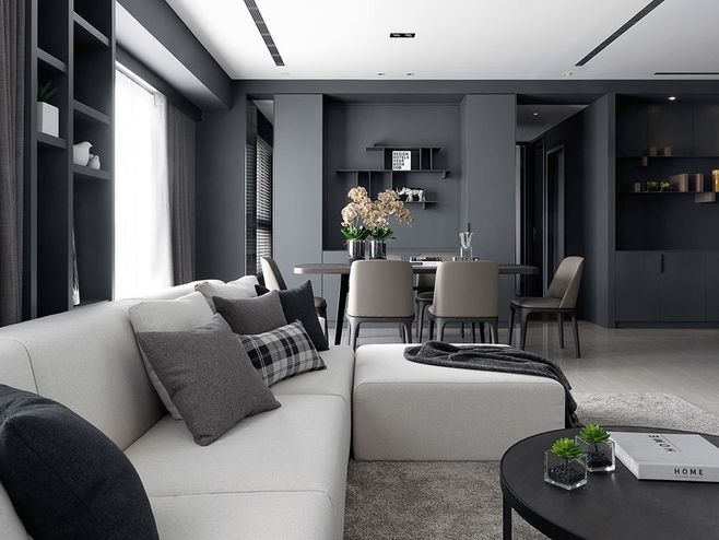 现代风格-灰色调._高清图集_新浪网
