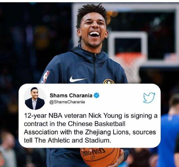 刚刚尼克杨拿下cba合同整整等了一年啊新东家跪求他1打5