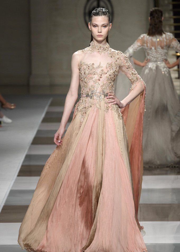 黎巴嫩女神ziad nakad高级婚纱礼服定制秀