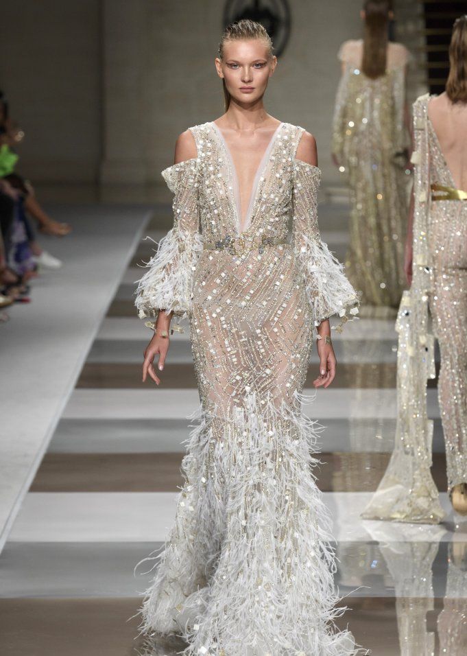 黎巴嫩女神ziad nakad高级婚纱礼服定制秀