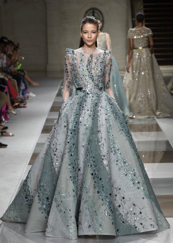 黎巴嫩女神ziad nakad高级婚纱礼服定制秀