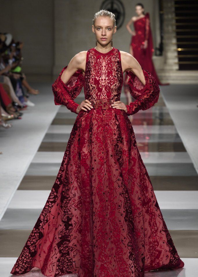 黎巴嫩女神ziad nakad高级婚纱礼服定制秀