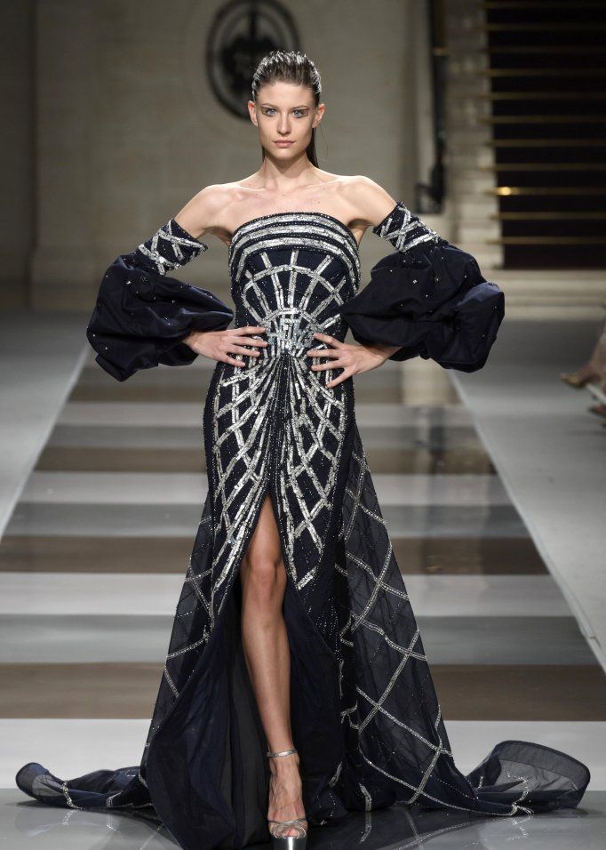 黎巴嫩女神ziad nakad高级婚纱礼服定制秀