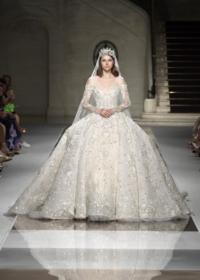 黎巴嫩女神ziad nakad高级婚纱礼服定制秀