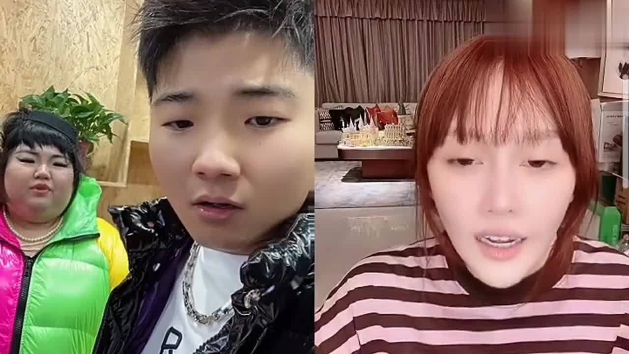 赵本山女儿球球连麦白小白.这俩真会聊天.