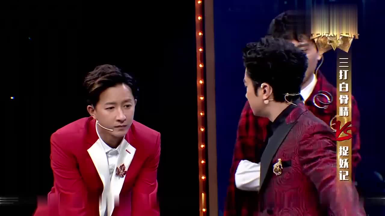 冯绍峰闫妮比拼吃饼干,闫妮超厉害,王祖蓝故意使坏让闫妮喝水!